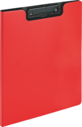 desky s klipem vrchním A4 NOTO červená 120-1877 - odoln materil, vnj povrch ebrovan
