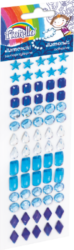 kamínky sklíčka 170-2467 modrá mix tvarů
