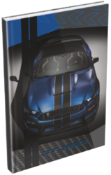 žzáznamní kniha Lizzy A5 čistá Ford Mustang Blue 20777803
