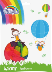 balónky 100ks Fiorello neon mix 170-1604 - 100% přírodní kaučuk