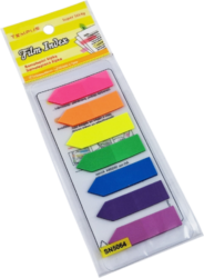 bloček samol.fólie neon 45 x 12 7 barev šipka závěs - Všestranná průhledná lepicí fólie pro každodenní použití. 25 listů x 7 barev, závěs.