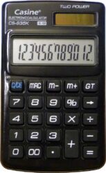 kalkulačka Casine CS-935 černá - 12 mst, ern