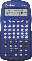 kalkulačka Casine CS-212 modrá - 229 funkcí, plastový kryt