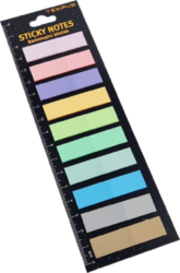 bloček samol.fólie pastel 45 x 12 10 barev závěs - Všestranná průhledná lepicí fólie pro každodenní použití. 20 listů x 10 barev, závěs.
