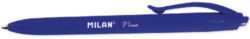 kuličkové pero Milan P1 touch modré - rozmr: 14,1 x 1,7 cm