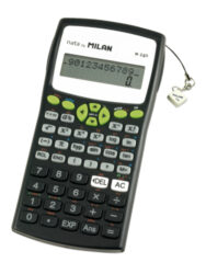 kalkulačka Milan 159110GRBL  vědecká černo/zelená - 240 funkcí, plastový kryt