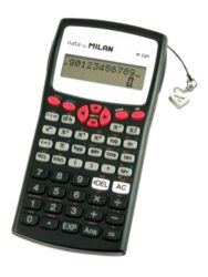 kalkulačka Milan 159110RBL  vědecká černo/červená - 240 funkc, plastov kryt