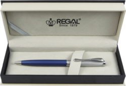 guľôčkové pero  Cronos - matná modrá - psacia sprava Regal