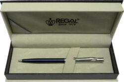 kuličkové pero Lane - modrá - psací souprava Regal