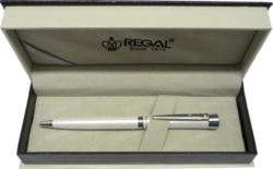 kuličkové pero  Katherine - bílá - psací souprava Regal