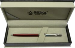 kuličkové pero Lane - červená - psací souprava Regal