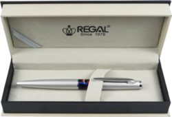 kuličkové pero  Mercurius - stříbrná - psací souprava Regal
