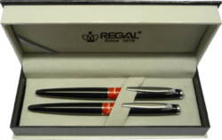 kuličkové pero + roller Mercurius - černá - psací souprava Regal