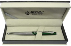 guľôčkové pero   Themis - zelená - psacia sprava Regal