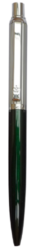 kuličkové pero 877 kovové zelené v krabičce - kovov tlo