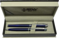 kuličkové pero + roller Katherine - modrá - psací souprava Regal