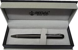 kuličkové pero Wellington - hnědá - psací souprava Regal