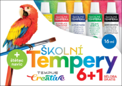 barvy  temperové  Tempus  6 + 1 - barvy temperov Tempus 7 x 16 ml