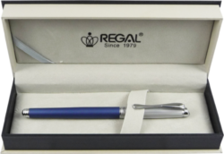 inkoustové pero Cronos - matná modrá - psac souprava Regal