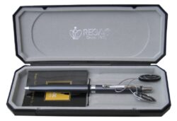 guľôčkové pero   Reef - šedé - psacia sprava Regal