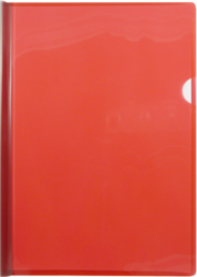 desky s lištou A4 na 30l červené