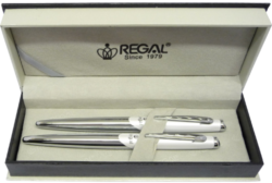 guľôčkové pero + roller  Themis - bílá - psacia sprava Regal
