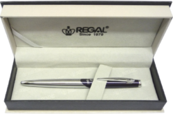 guľôčkové pero   Themis - fialová - psacia sprava Regal