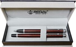 kuličkové pero + inkoustové pero Ritz - červená - psac souprava Regal