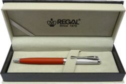guľôčkové pero  Cronos - matná červená - psacia sprava Regal