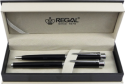 kuličkové pero + inkoustové pero Katherine - černá - psac souprava Regal