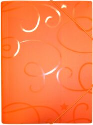 desky  3 klopy s gumou ARCHES A4 oranžové