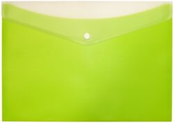desky s drukem a kapsou ARCHES A4 zelené - polypropylenové desky na dokumenty se zadní kapsou
