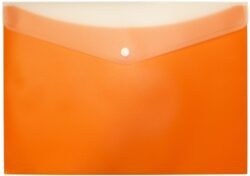desky s drukem a kapsou ARCHES A4 oranžové - polypropylenov desky na dokumenty se zadn kapsou