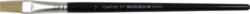 štětec  Tempus plochý lak 14 - prasečí štětiny, plochý, násadka lakovaná v lesklé černé barvě