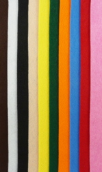 filc  mix barev 10ks - ROZMĚR: cca 29,7 x 21 cm