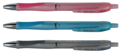 kuličkové pero Solidly PASTEL mix 0,5 mm (nemá EAN) - plastov tlo, hrot 0,5 mm