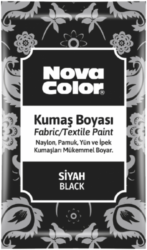 barva na textil prášková černá 12g NC-904 - barva pro barven ltek