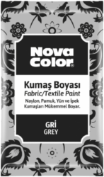 barva na textil prášková šedá 12g NC-908 - barva pro barvení látek