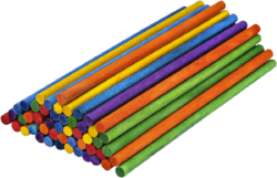 tyčky dřevo 5x135mm barevné cca 50ks BR-915  (8681861007425)