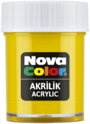 barva akrylová  30ml  žlutá NC-169 - akrylov barva na vodn bzi
