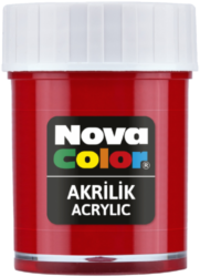 barva akrylová  30ml  červená NC-170 - akrylov barva na vodn bzi