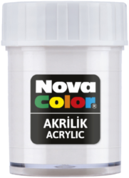 barva akrylová  30ml  bílá NC-173 - akrylov barva na vodn bzi