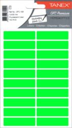 etikety v sáčku neon 13 x 50 zelené 100ks OFC-109 - arky A6