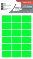 etikety v sáčku neon 22 x 32 zelené 90ks OCF-116 - arky A6