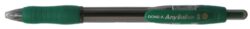 kuličkové pero Any ball 1,0 mm zelené - plastové tělo, hrot 1,0 mm