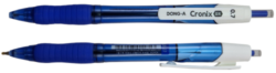 kuličkové pero Cronix 0,7mm modré - Rychleschnouc inkoust vhodn pro podpisy a levky.