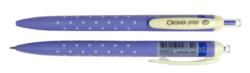 kuličkové pero Cronix POP 0,5mm modré - plastové tělo, hrot 0,5 mm