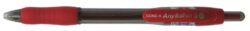 kuličkové pero Any ball 1,0 mm červené - plastov tlo, hrot 1,0 mm